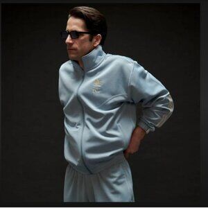 Adidas Originals x Dime SS23 Superfire Track Magic Grey Jacket Large